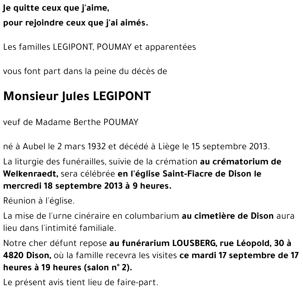 Jules LEGIPONT