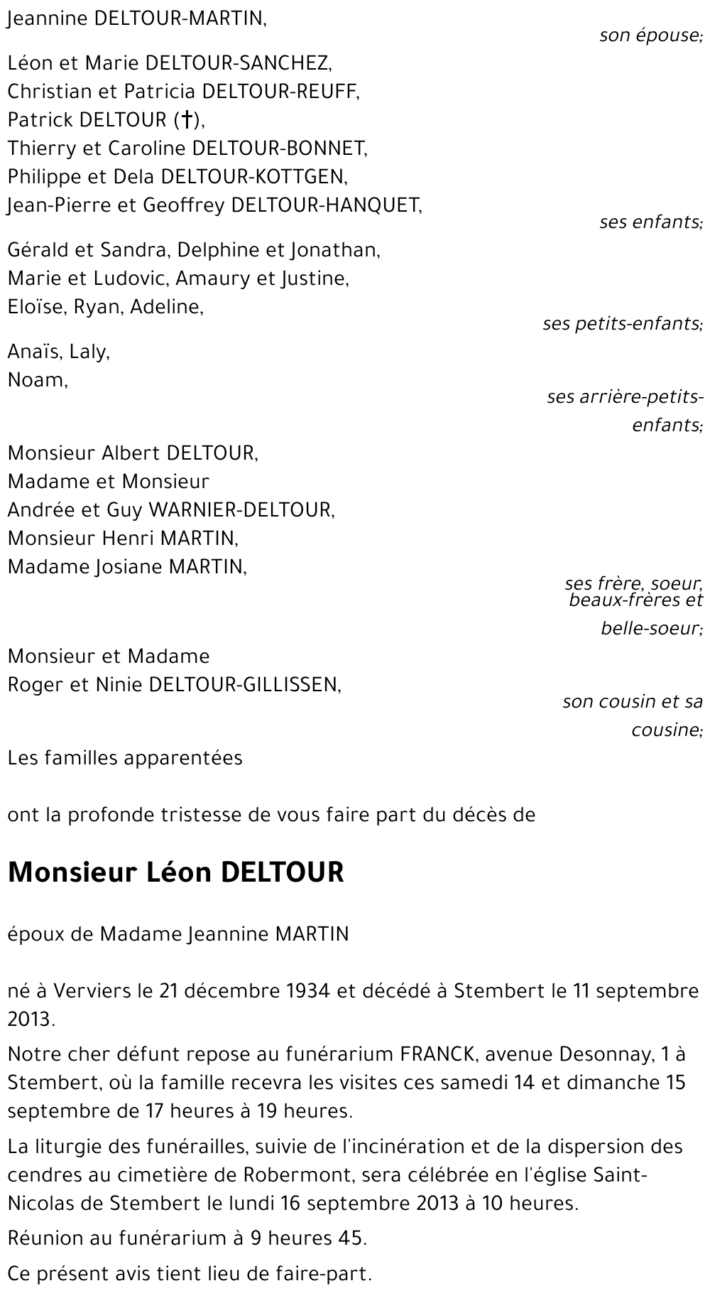 Léon DELTOUR