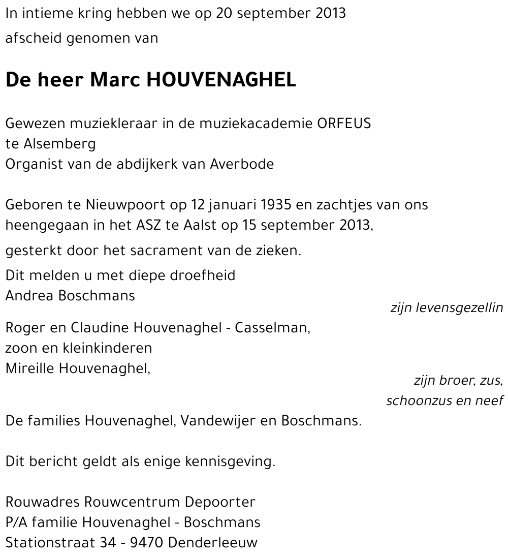 Marc HOUVENAGHEL