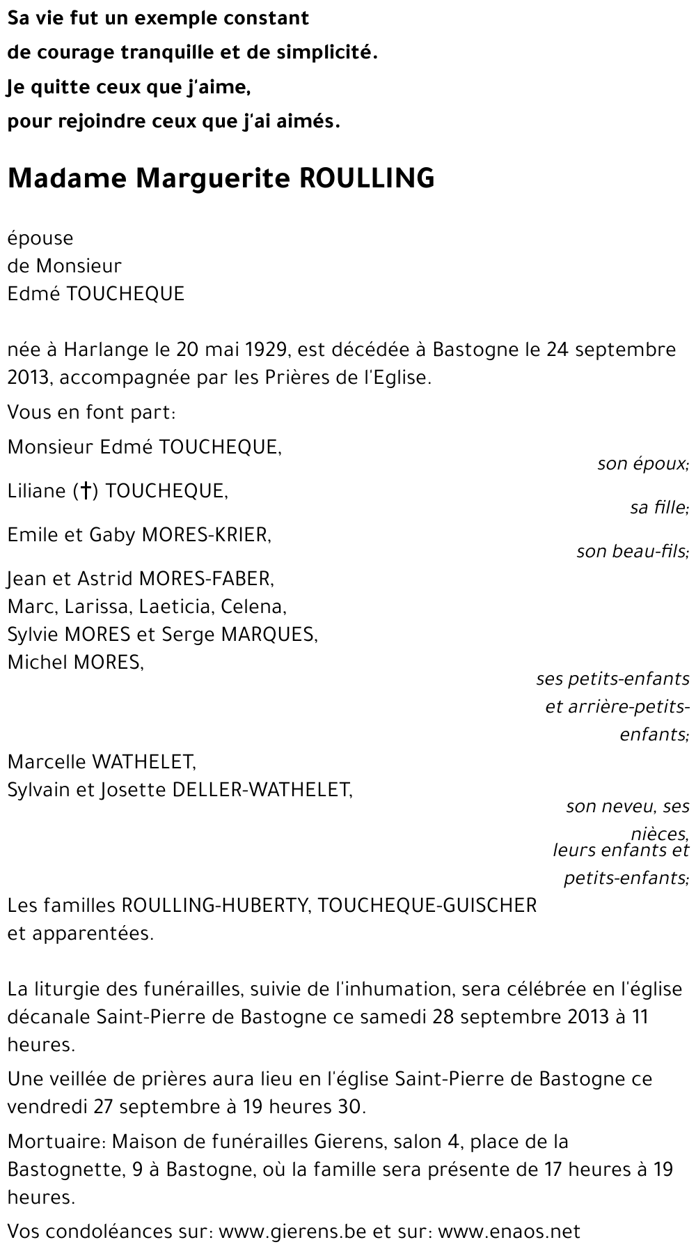 Marguerite ROULLING