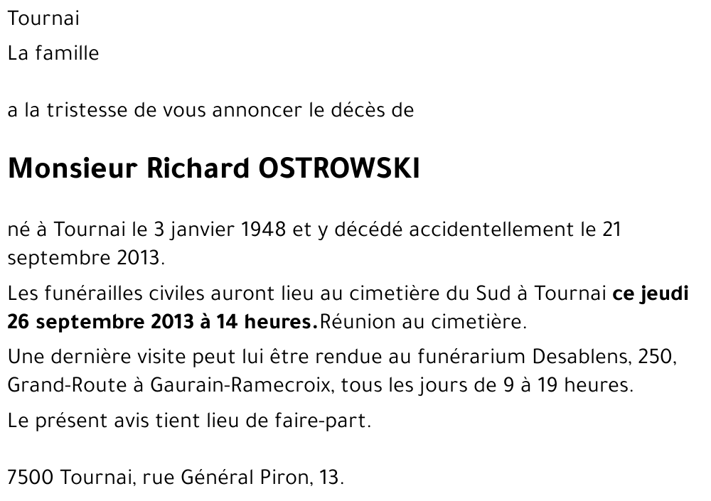 Richard OSTROWSKI