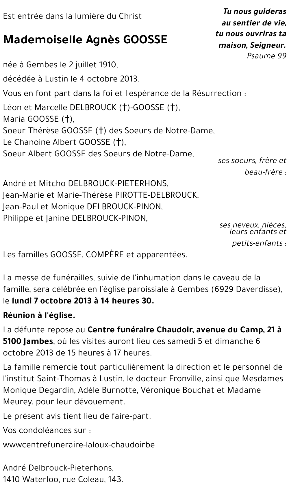 Agnès GOOSSE