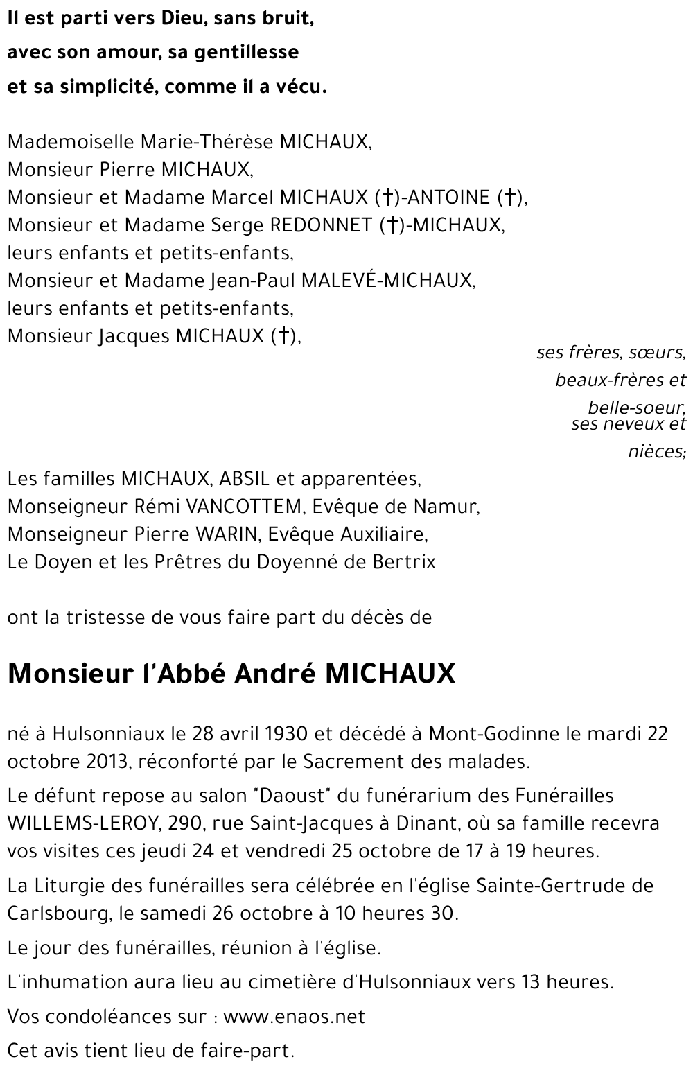 André MICHAUX