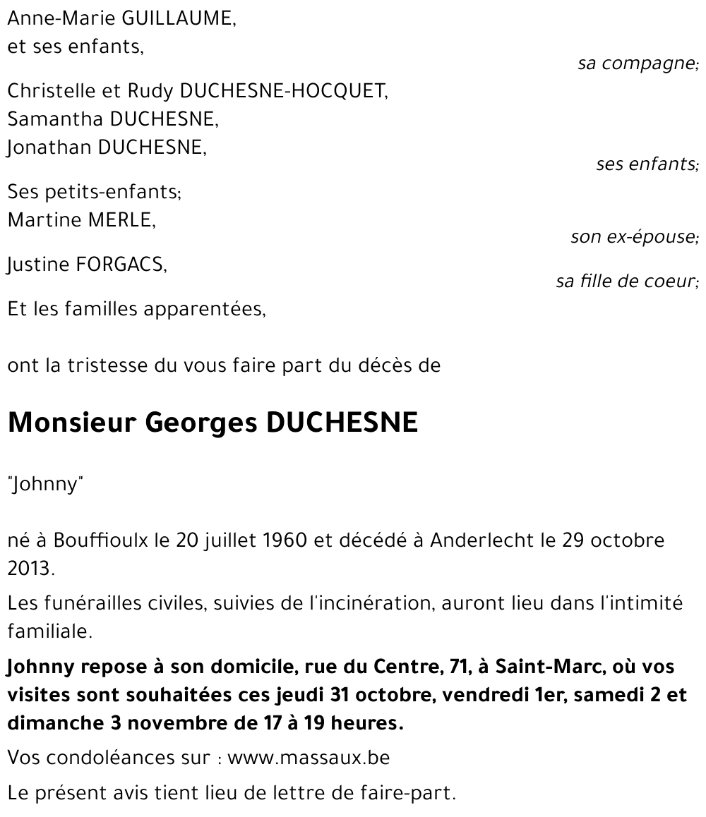 Georges DUCHESNE