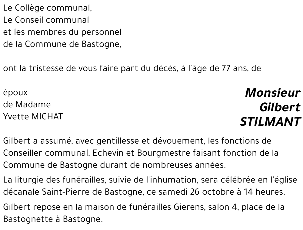 Gilbert STILMANT