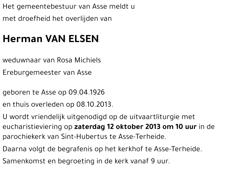 Herman VAN ELSEN
