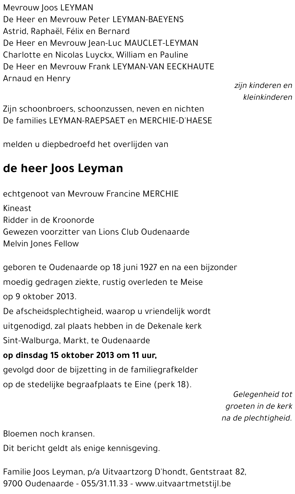 Joos Leyman