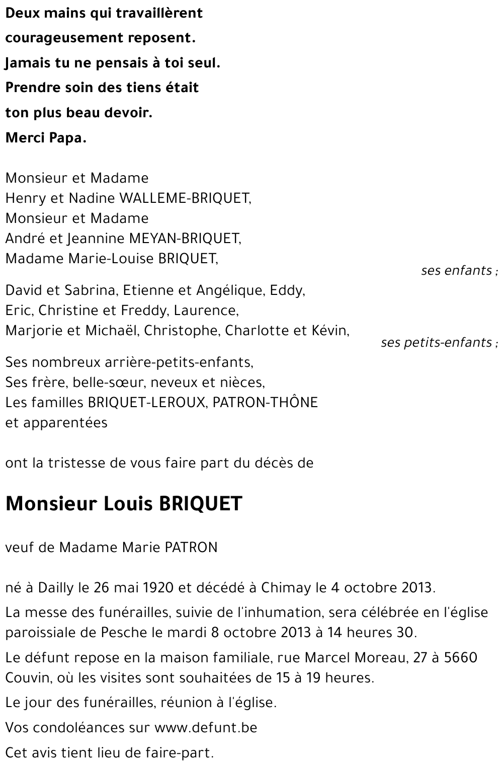 Louis BRIQUET