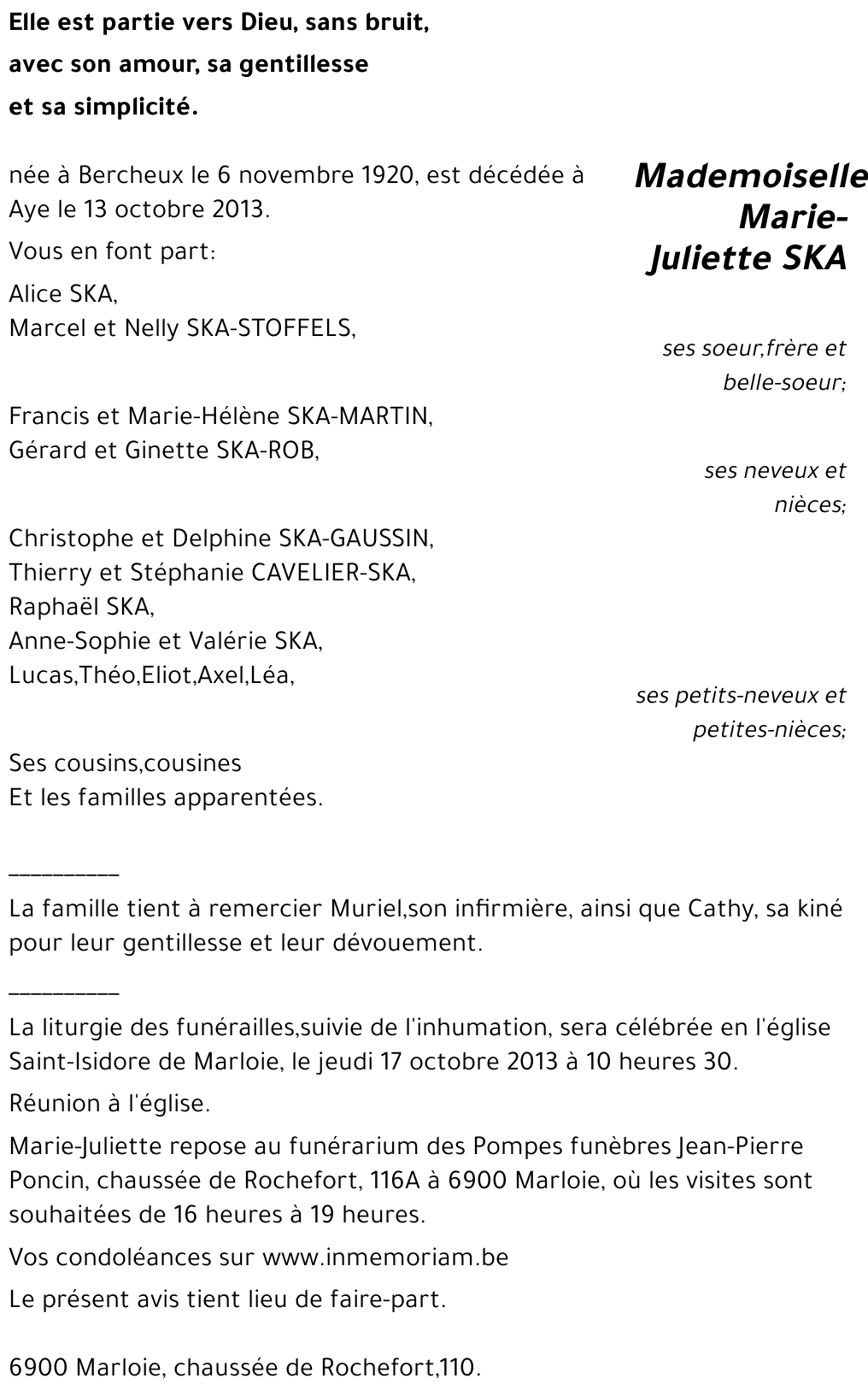 Marie-Juliette SKA