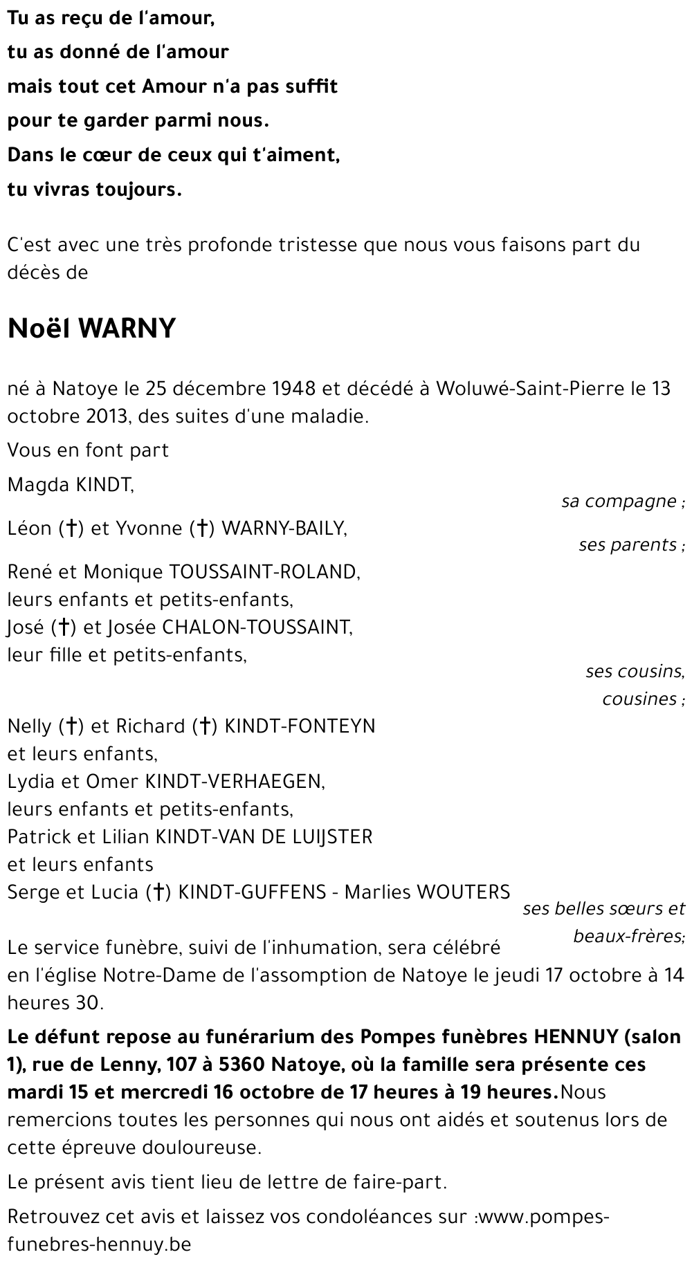 Noël WARNY