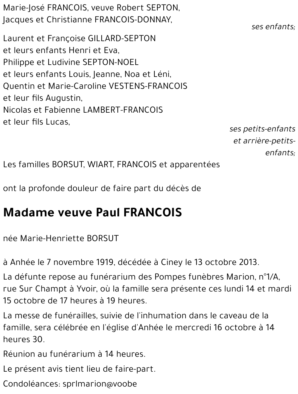 Paul FRANCOIS