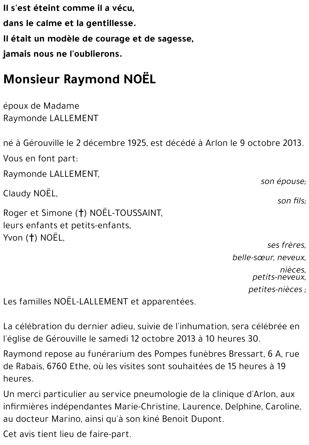 Raymond NOËL