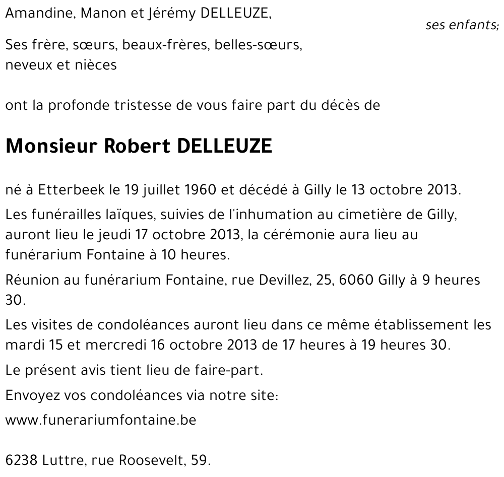 Robert DELLEUZE