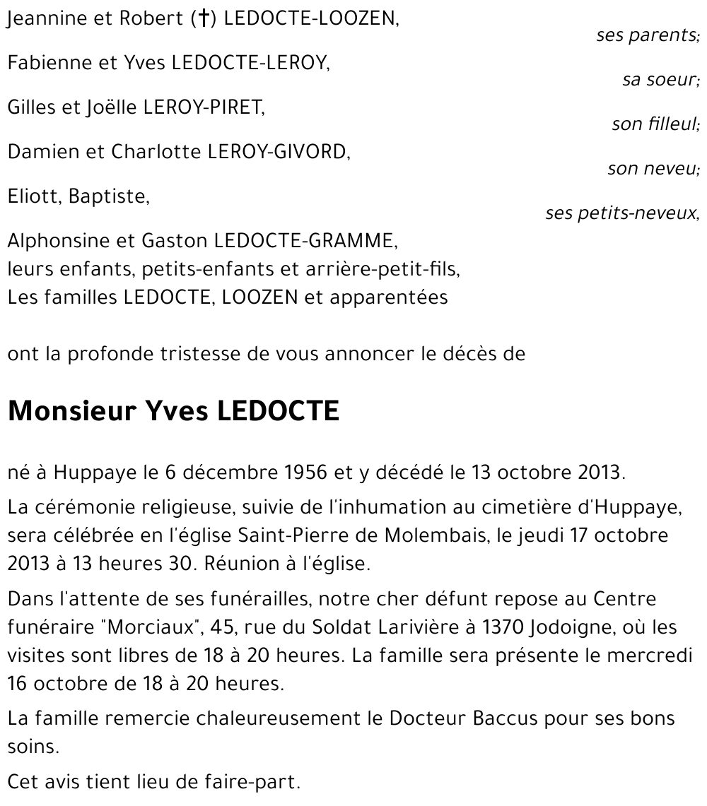 Yves LEDOCTE