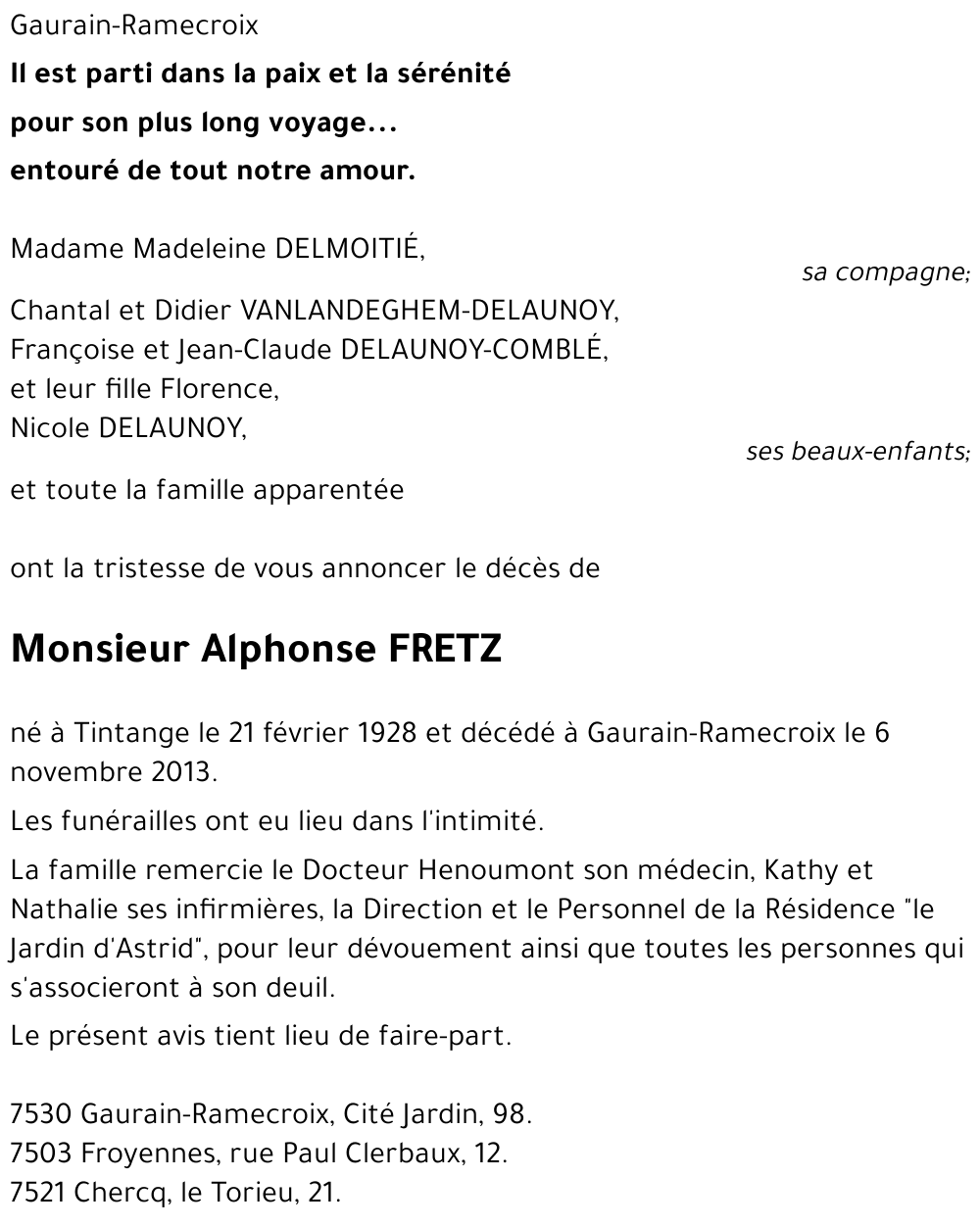 Alphonse FRETZ