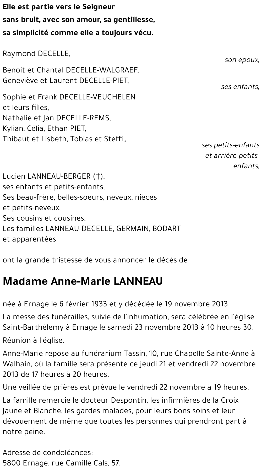 Anne-Marie LANNEAU