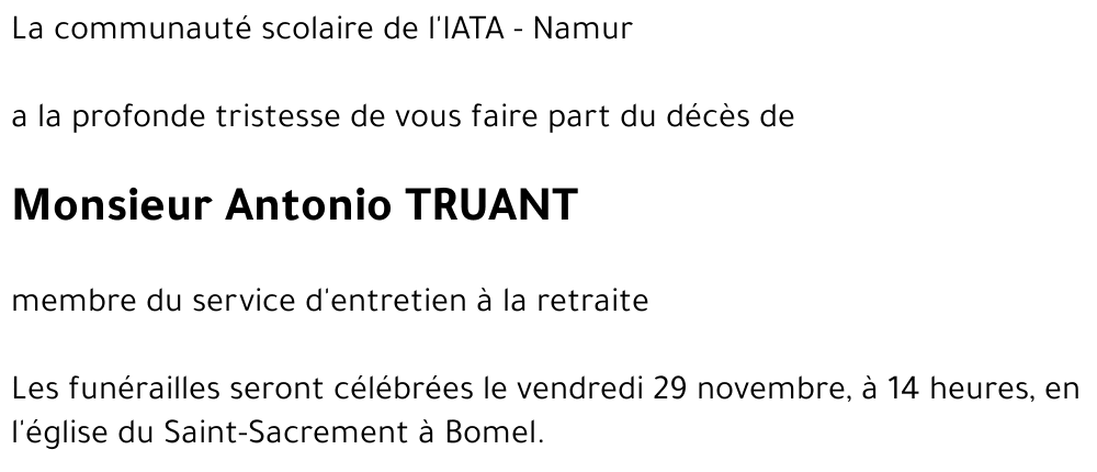 Antonio TRUANT