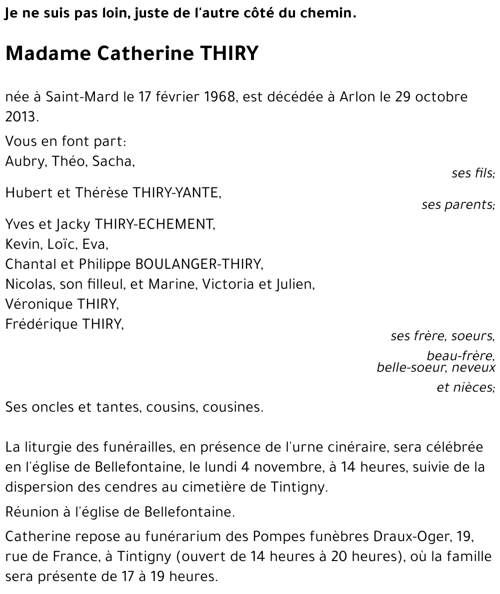 Catherine THIRY