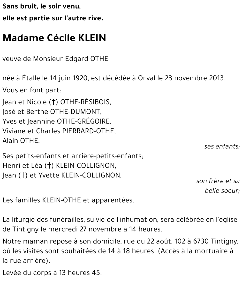 Cécile KLEIN