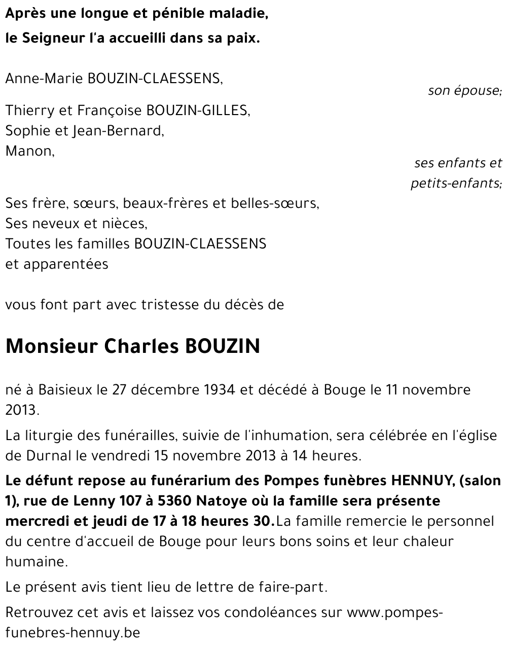 Charles BOUZIN