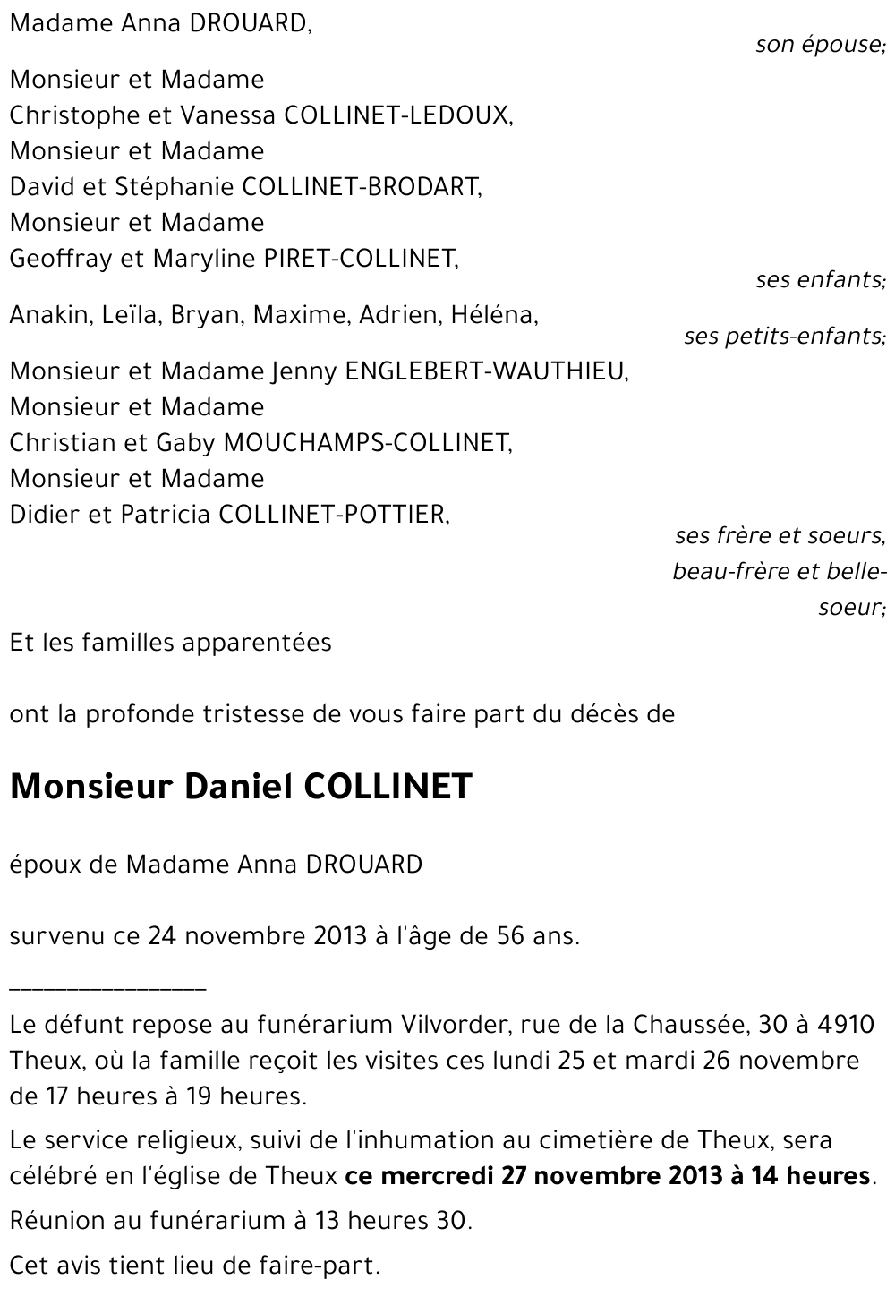 Daniel COLLINET