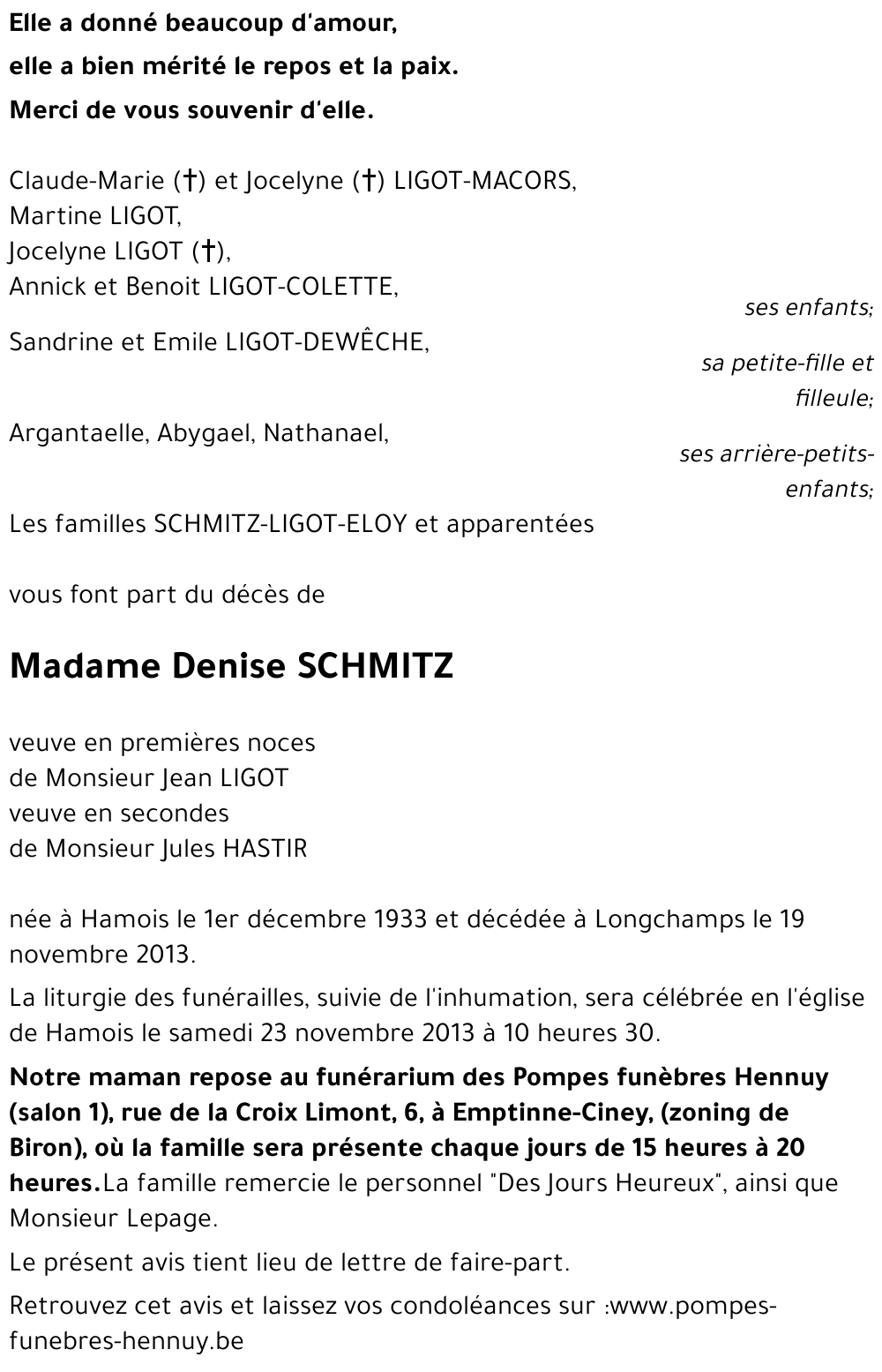 Denise SCHMITZ