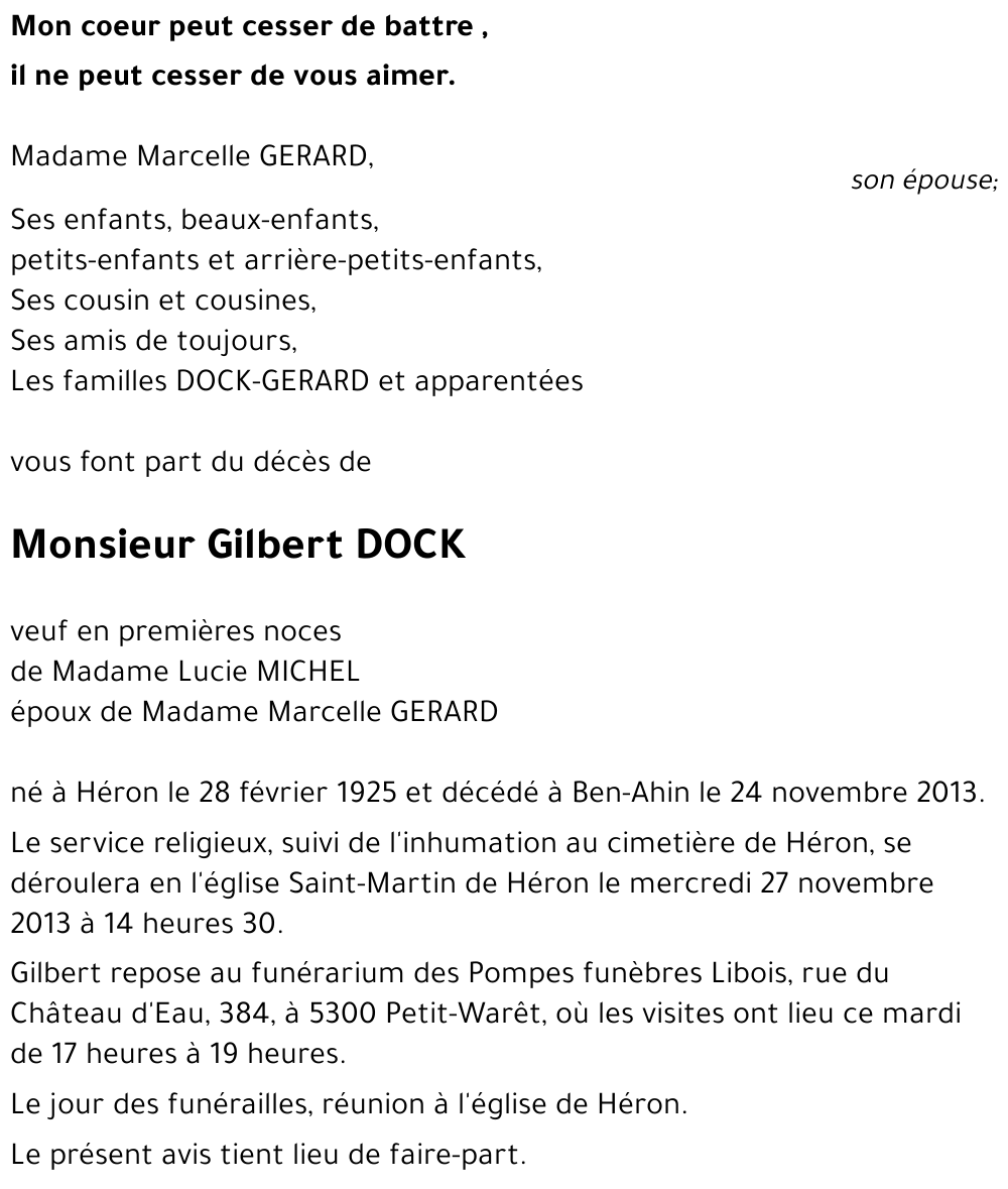 DOCK Albert