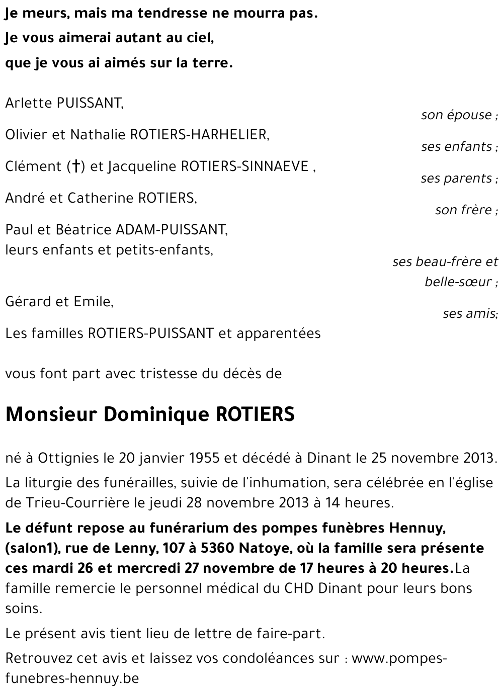 Dominique ROTIERS