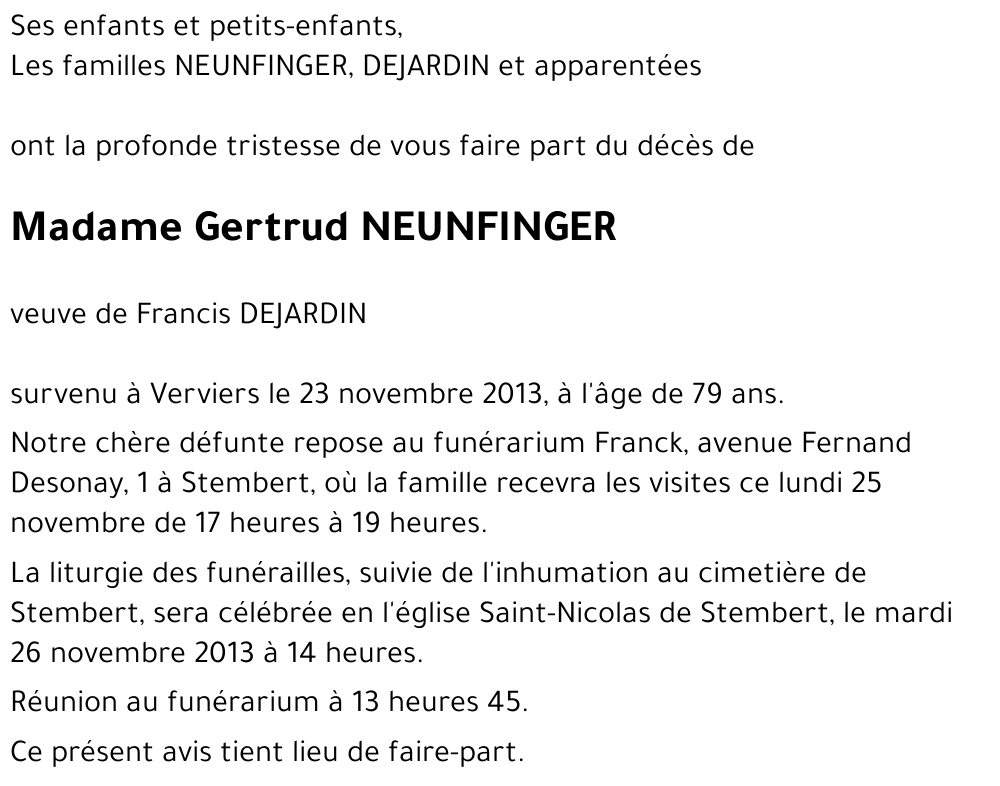 Gertrud NEUNFINGER