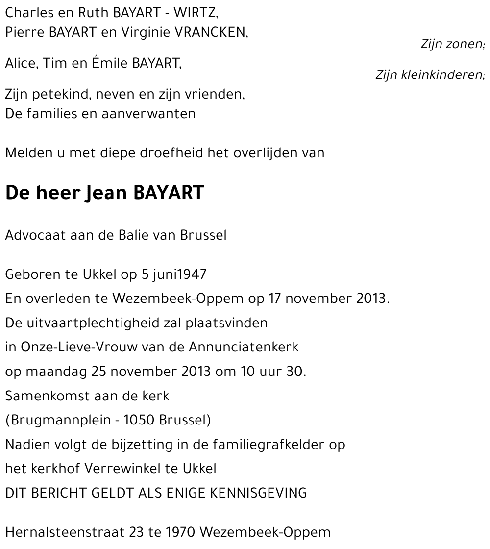 Jean BAYART