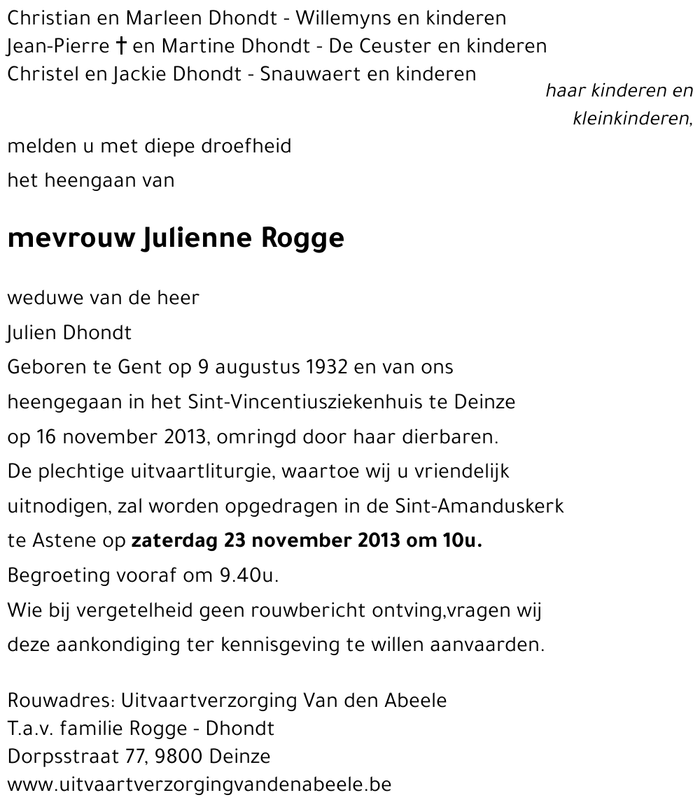 Julienne Rogge