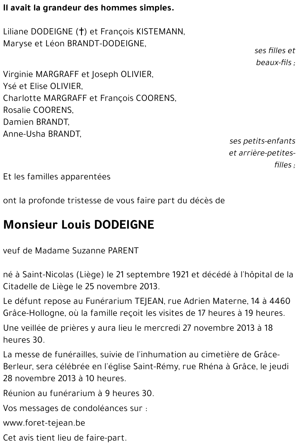 Louis DODEIGNE