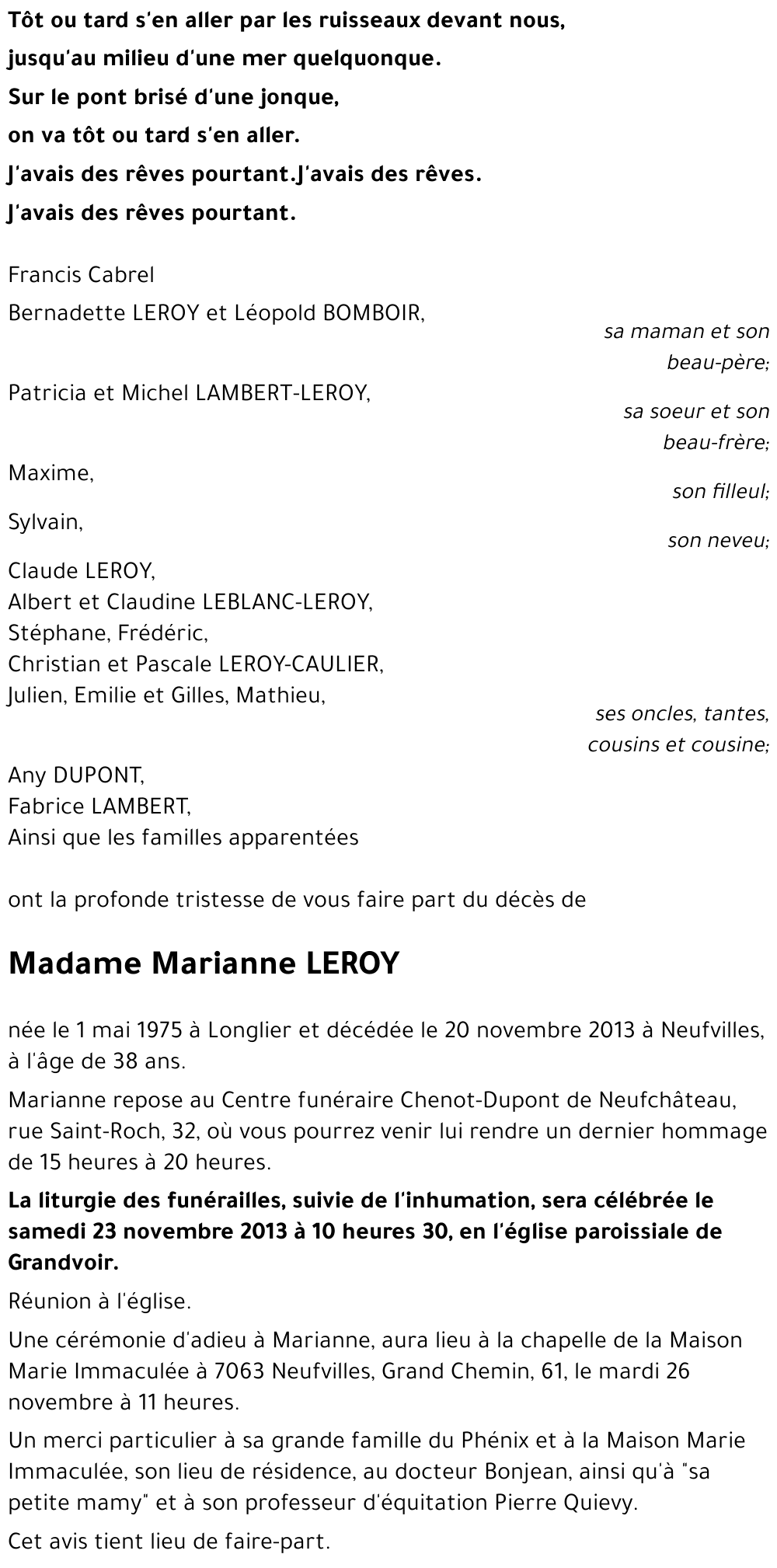 Marianne LEROY