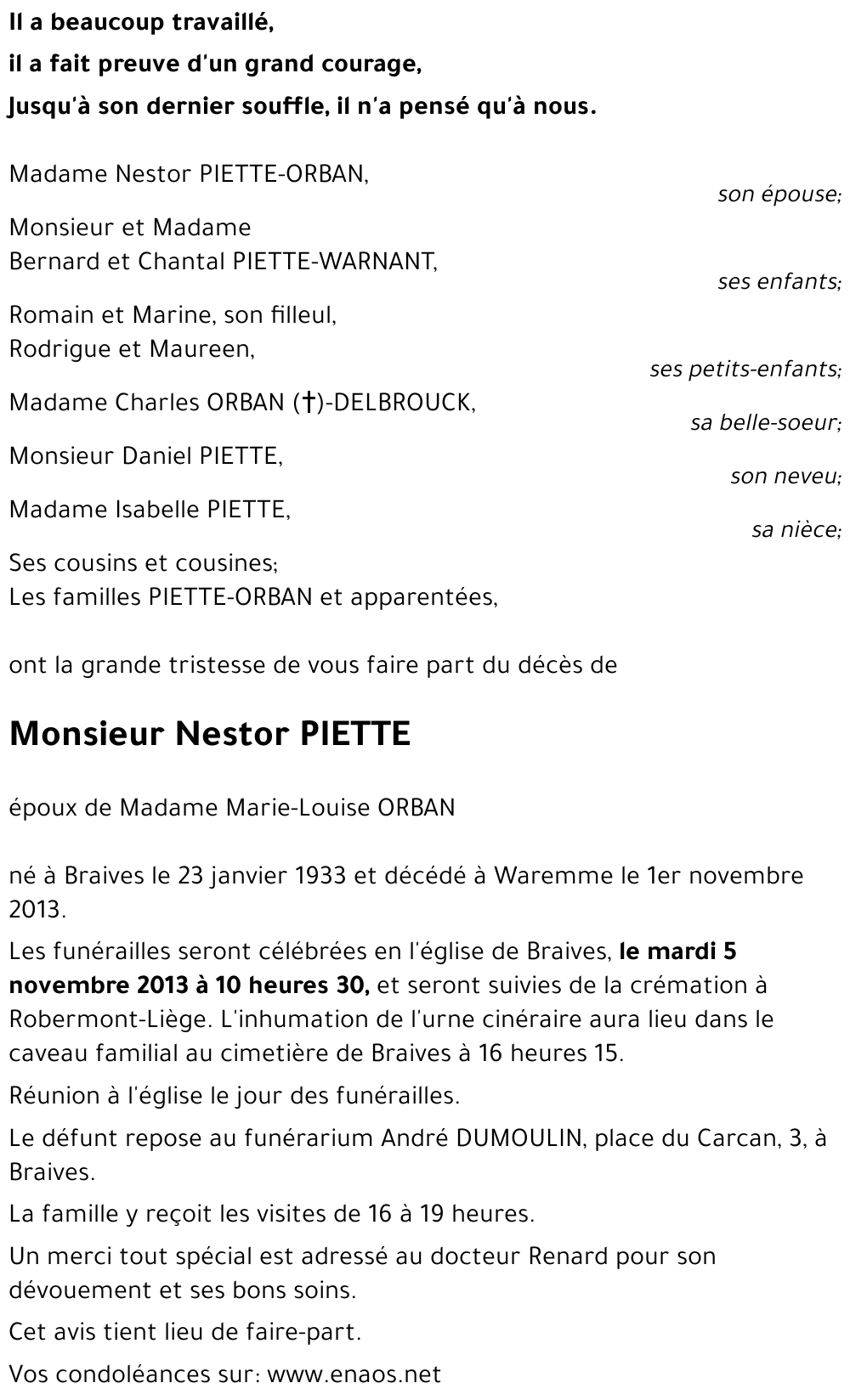 Nestor PIETTE