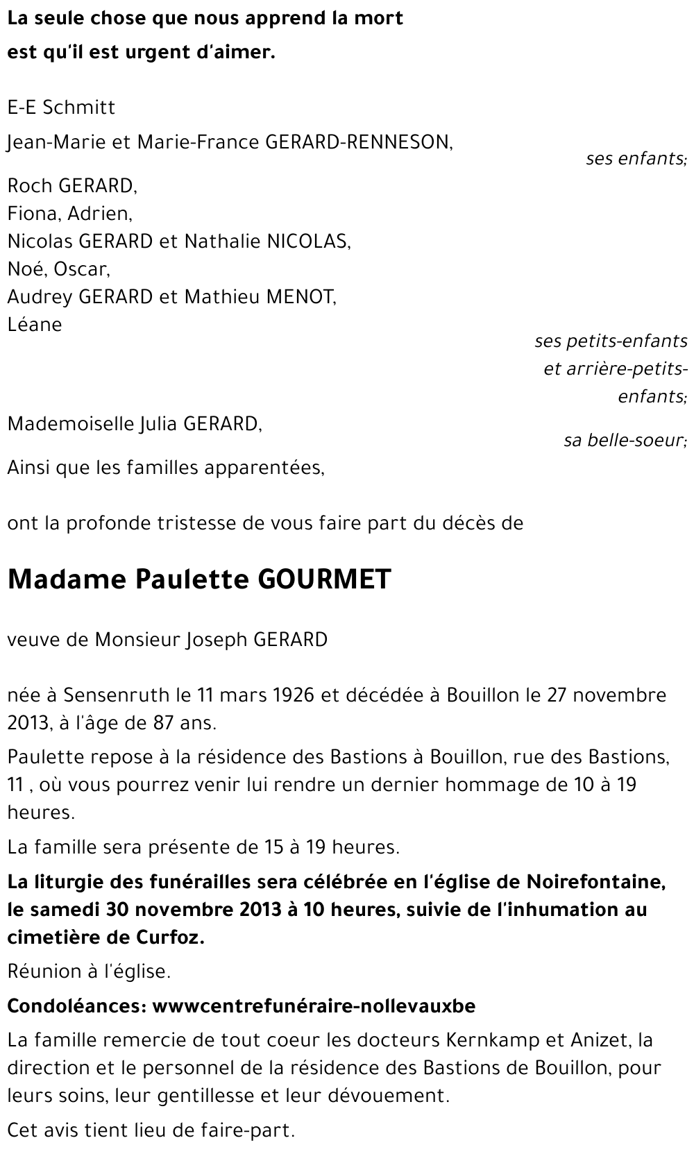 Paulette GOURMET