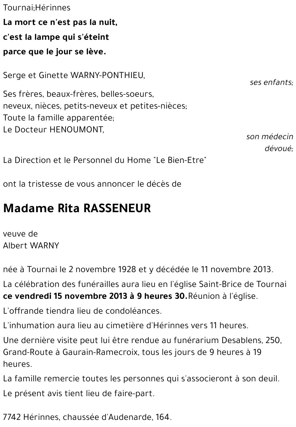 Rita RASSENEUR