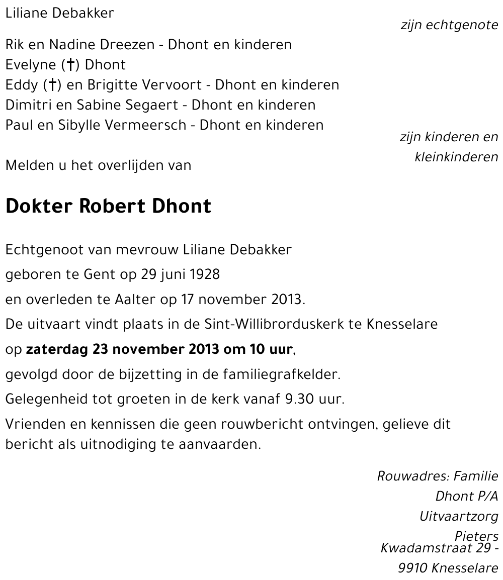 Robert Dhont