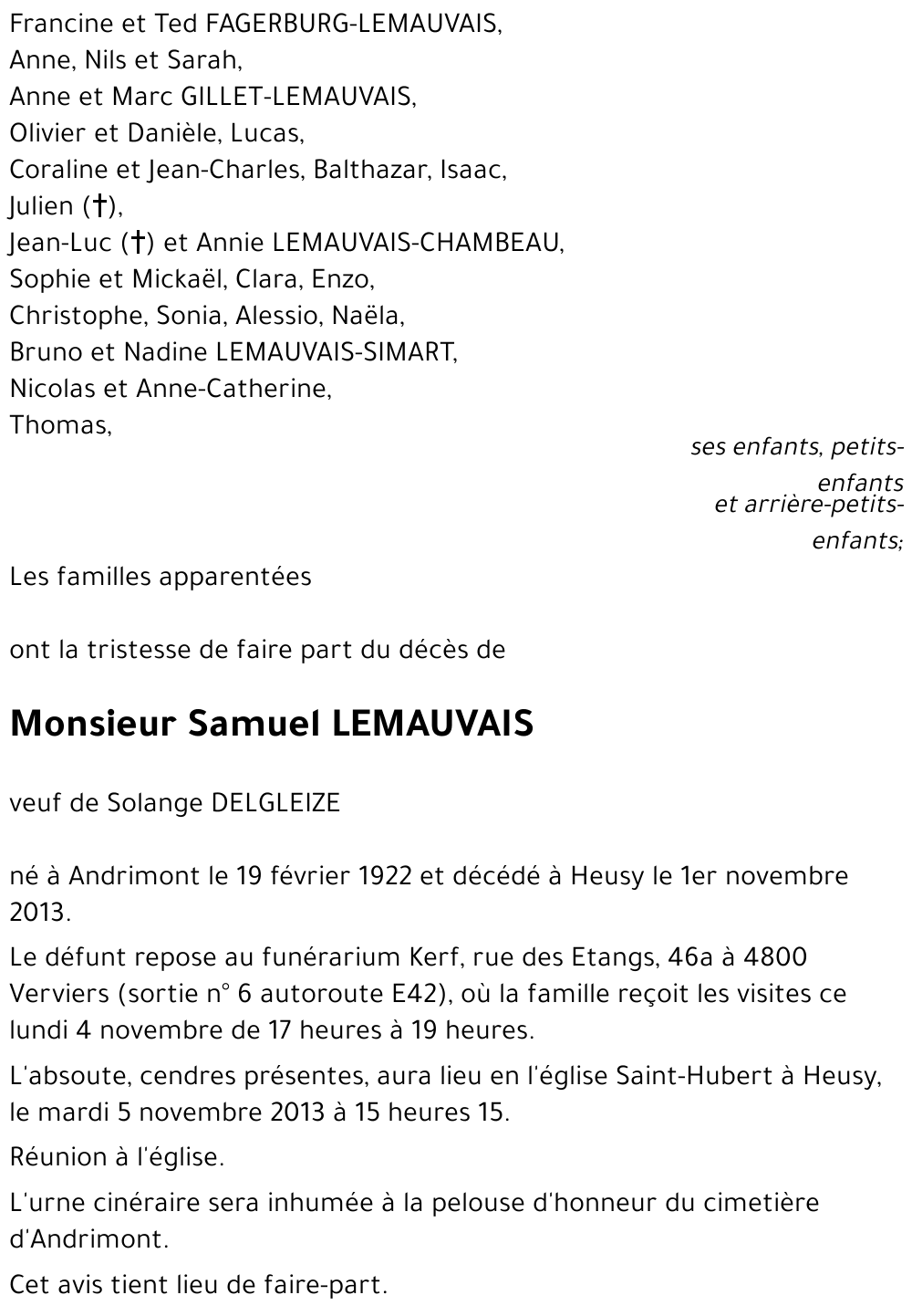 Samuel LEMAUVAIS