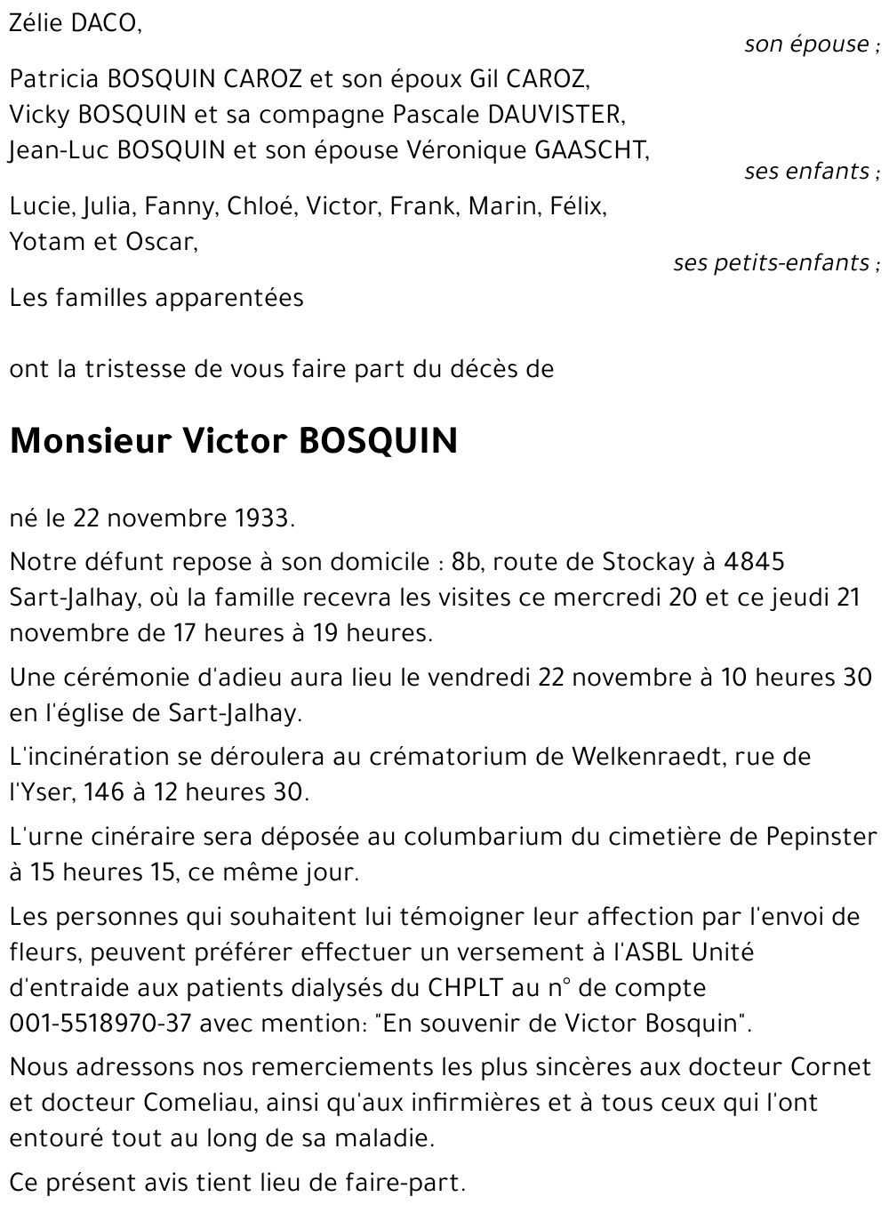 Victor BOSQUIN