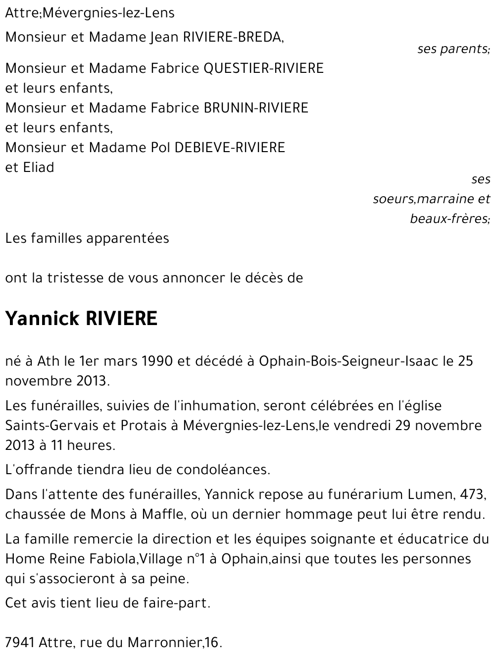 Yannick RIVIERE