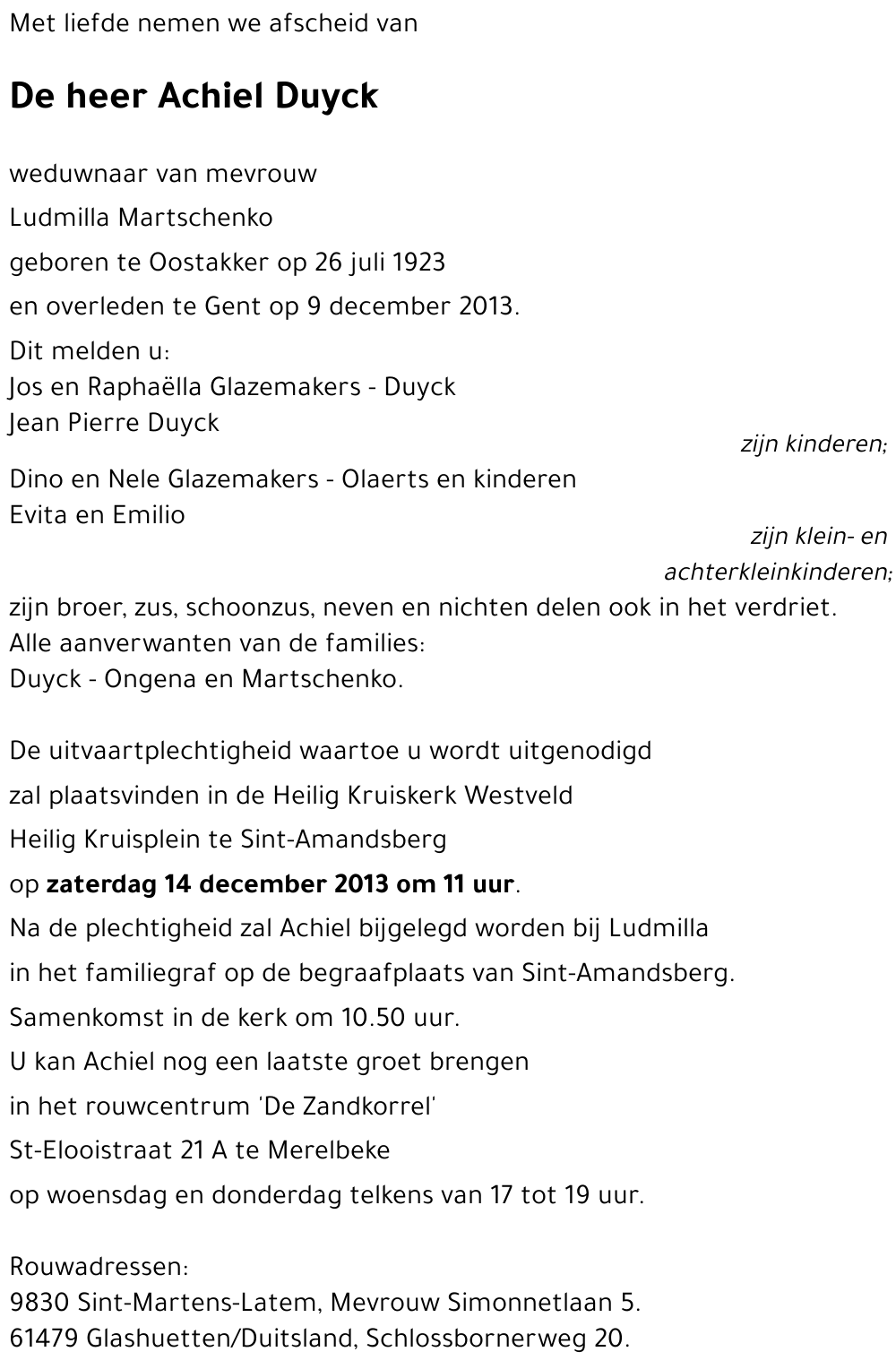 Achiel Duyck