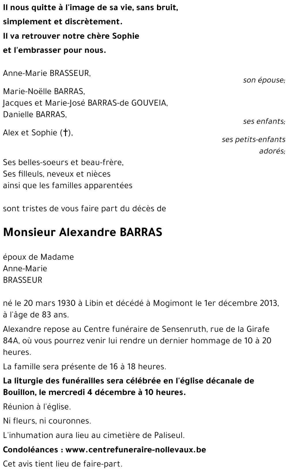 Alexandre BARRAS