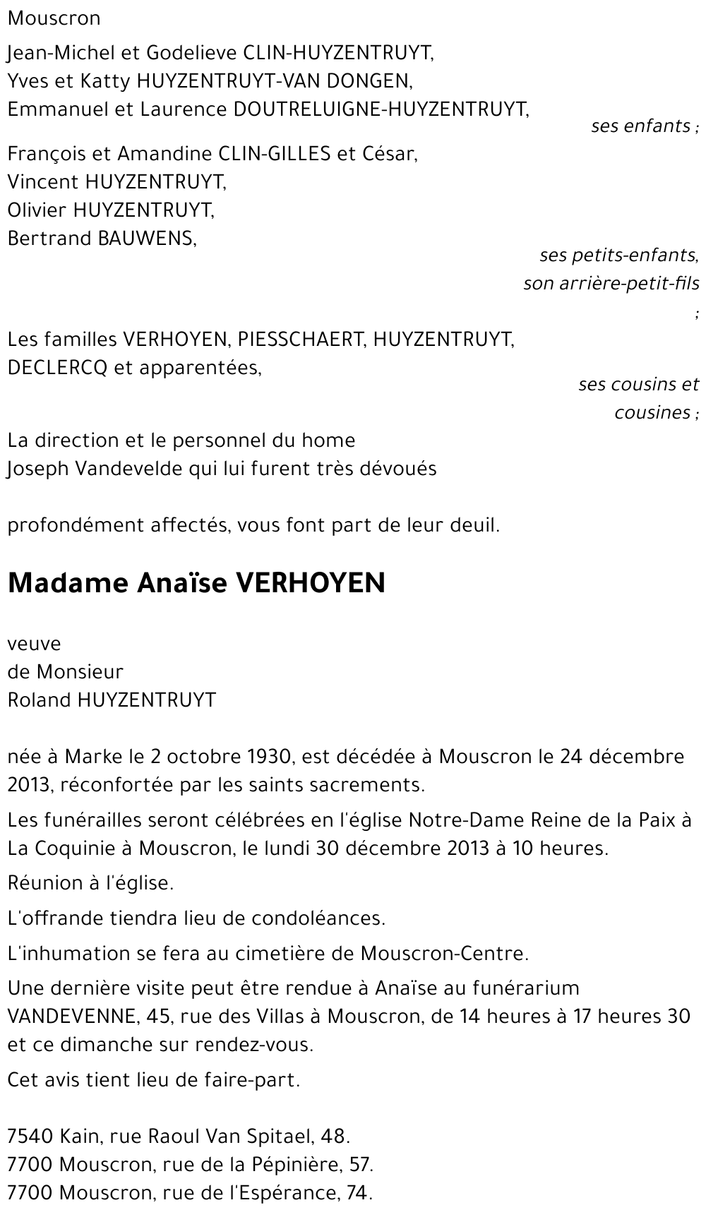 Anaïse VERHOYEN