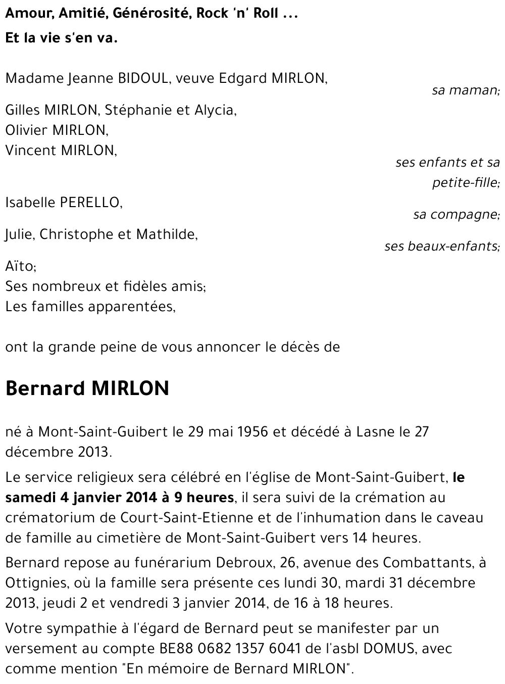 Bernard MIRLON