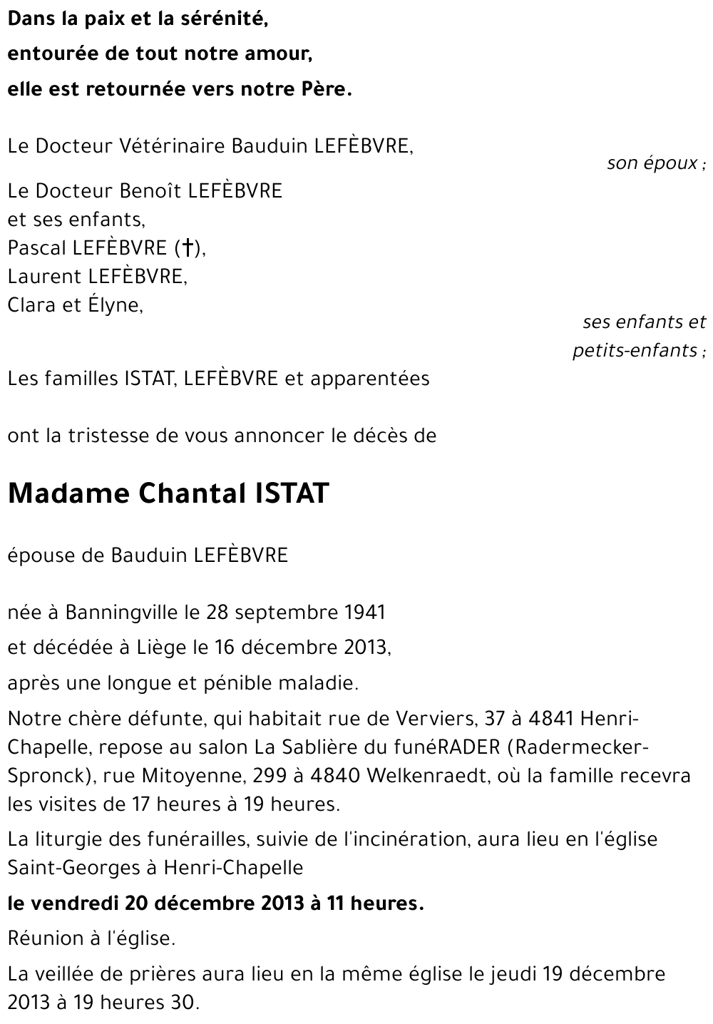 Chantal ISTAT