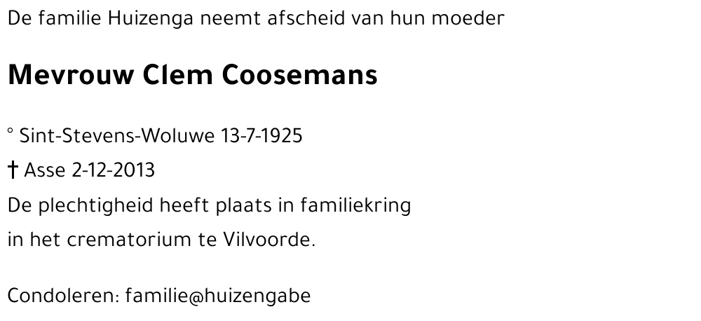 Clem Coosemans