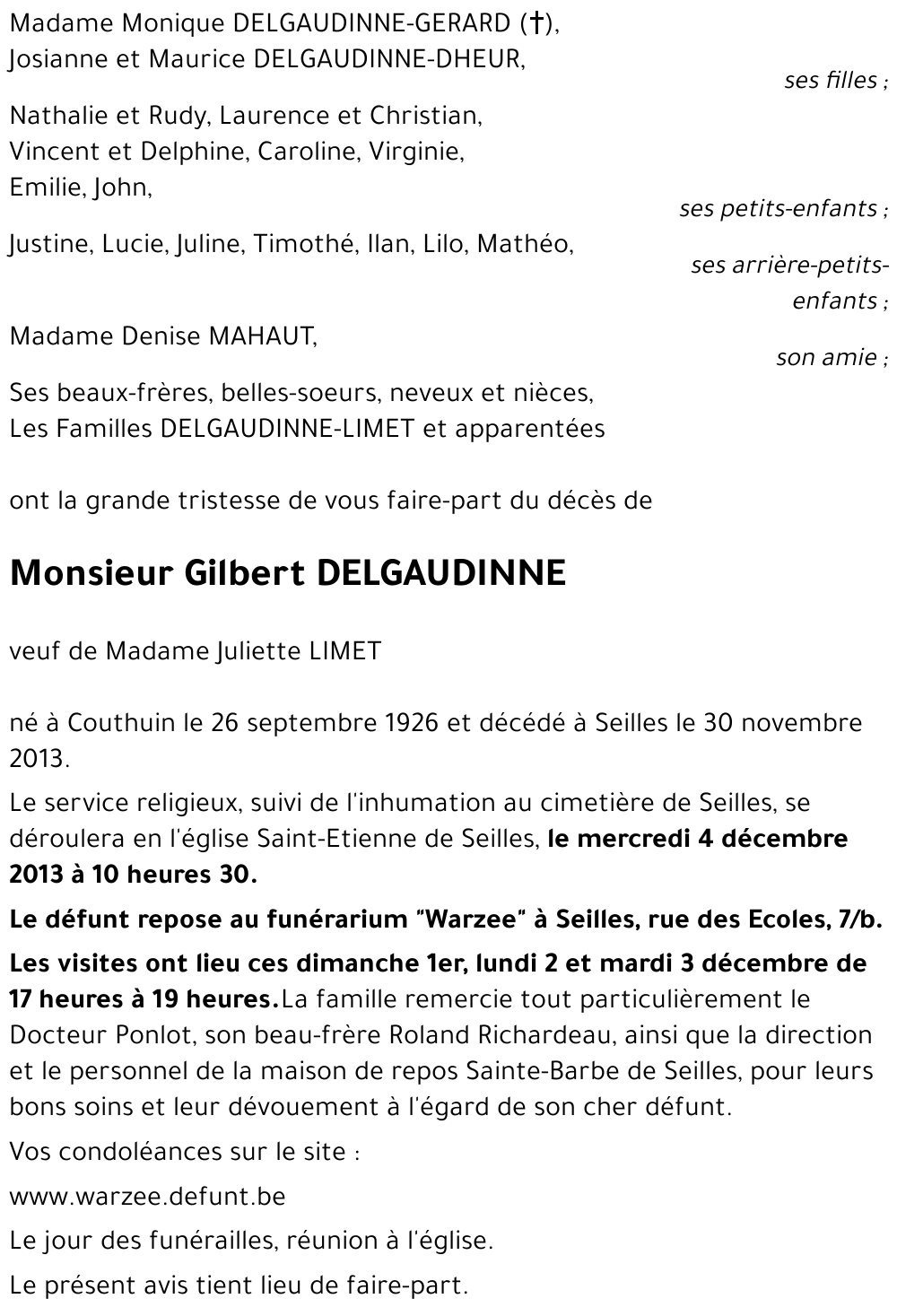 Gilbert DELGAUDINNE
