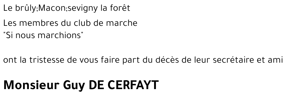 Guy DE CERFAYT