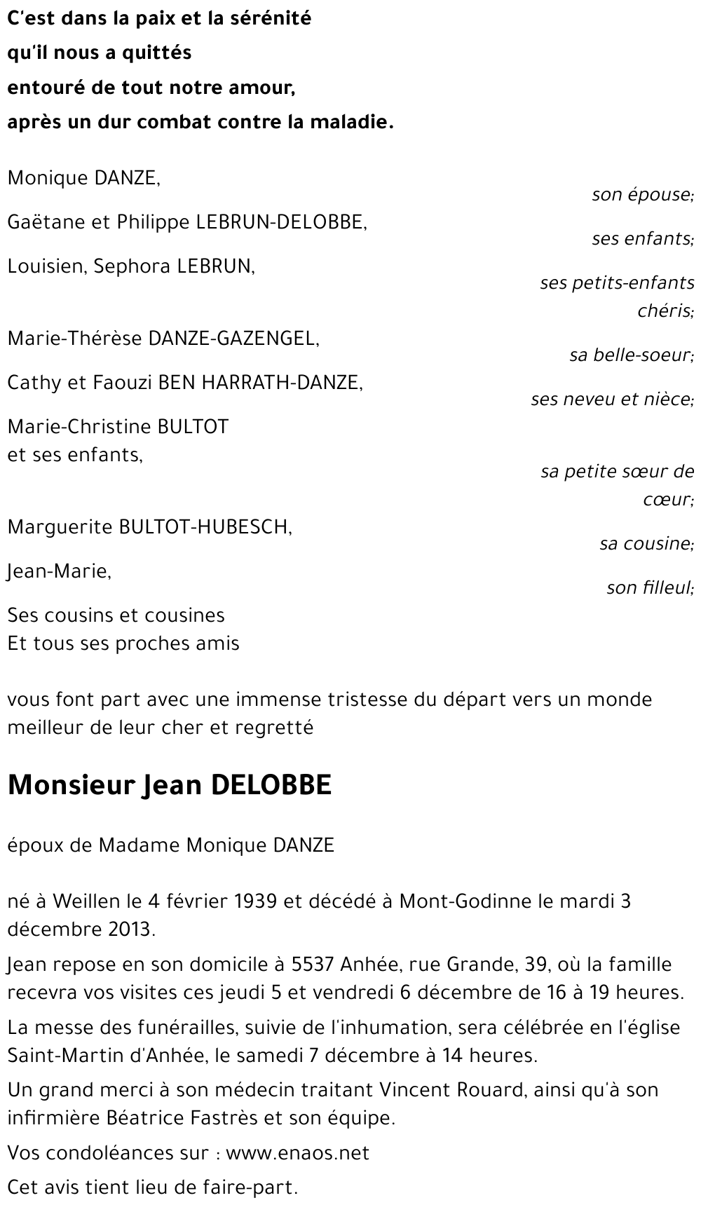 Jean DELOBBE