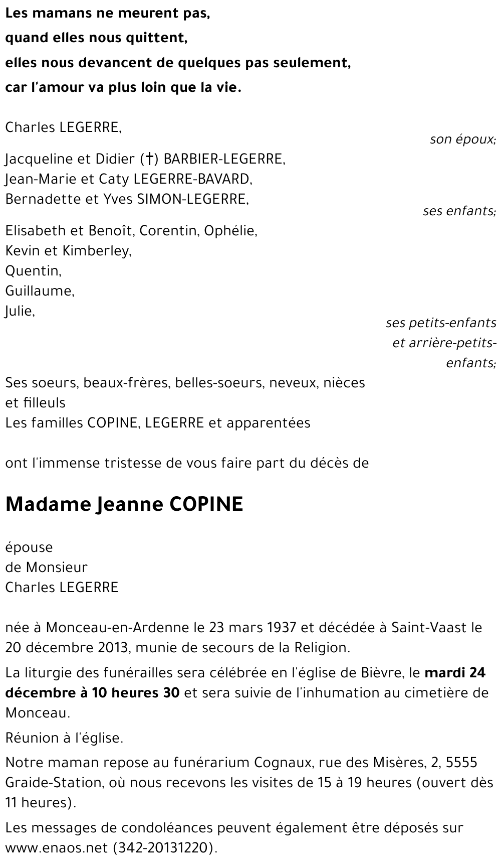 Jeanne COPINE